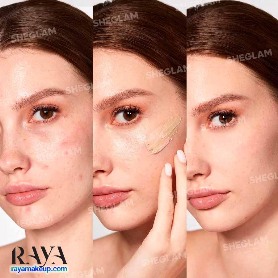 پرایمر سه گانه اصلاح کننده عیوب پوست مدل تریپل تریت شیگلم  Sheglam Triple Threat Correcting Primer 