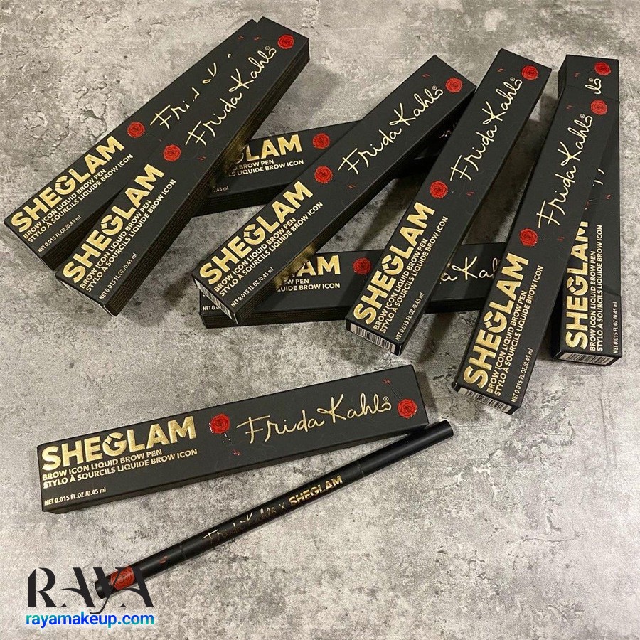 قلم مداد ابرو مایع و دو سر شیگلم مدل ایکس فریدا کاهلو Sheglam X Frida Kahlo Brow Icon Liquid Brow Pen