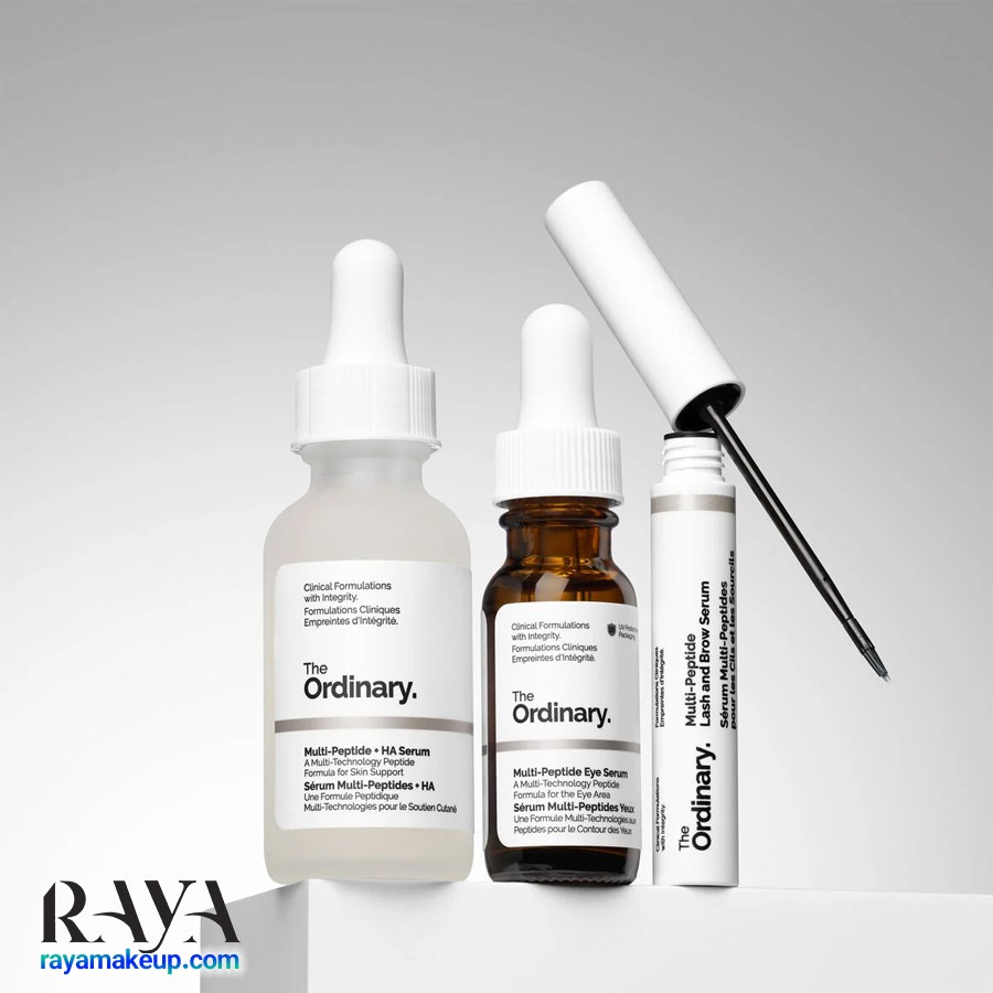 ست سرم های مولتی پپتید صورت و دورچشم و مژه و ابرو اوردینری د پاور آف پپتایدز The Ordinary The Power of Peptides Set
