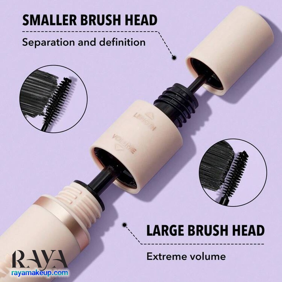 ریمل دو سر حجم دهنده و بلند کننده مژه شیگلم مدل لش بستیز Sheglam Lash Besties 2-in-1 Mascara