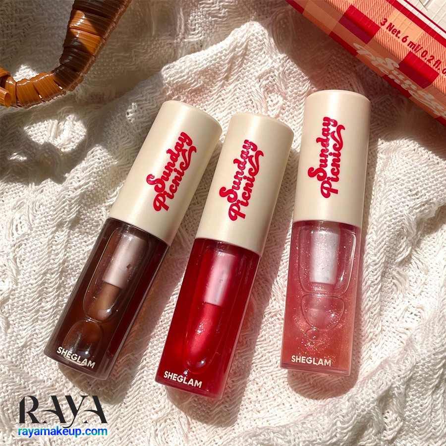 روغن لب براق کننده و نرم کننده ساندی پیک نیک شیگلم Sheglam Sunday Picnic Layer cake Lip Oil
