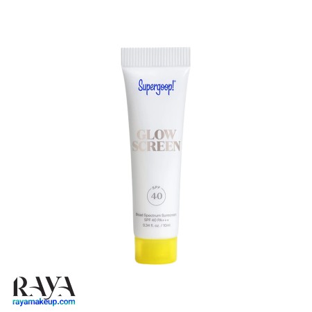 کرم ضد آفتاب رنگی آبرسان و درخشان کننده گلو اسکرین سوپرگوپ با SPF 40 و PA+++ 