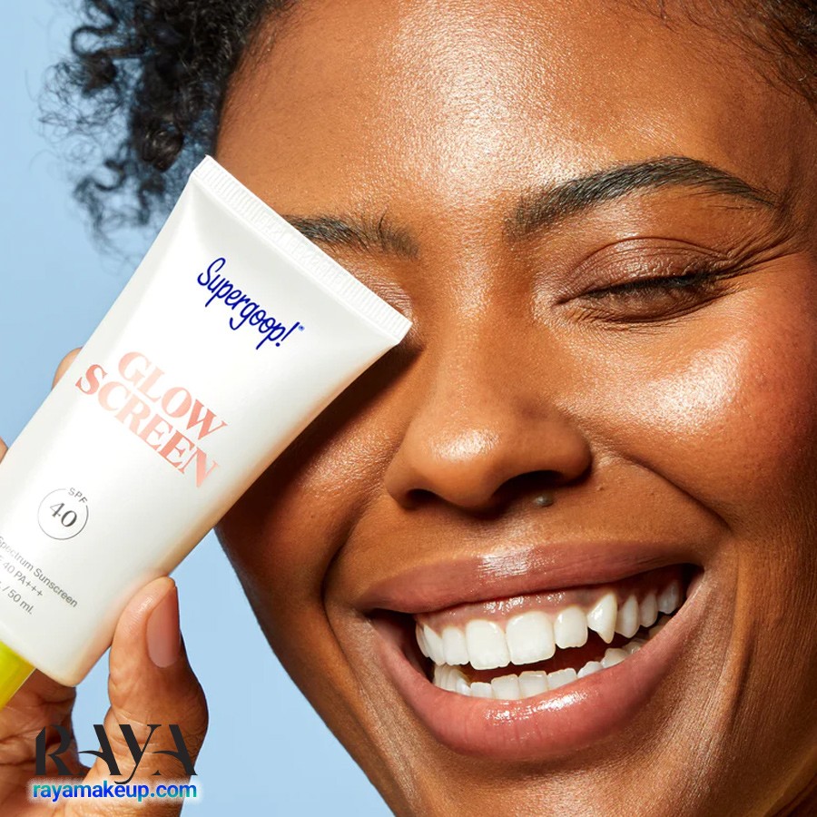 کرم ضد آفتاب رنگی آبرسان و درخشان کننده گلو اسکرین سوپرگوپ Supergoop Glowscreen SPF 40