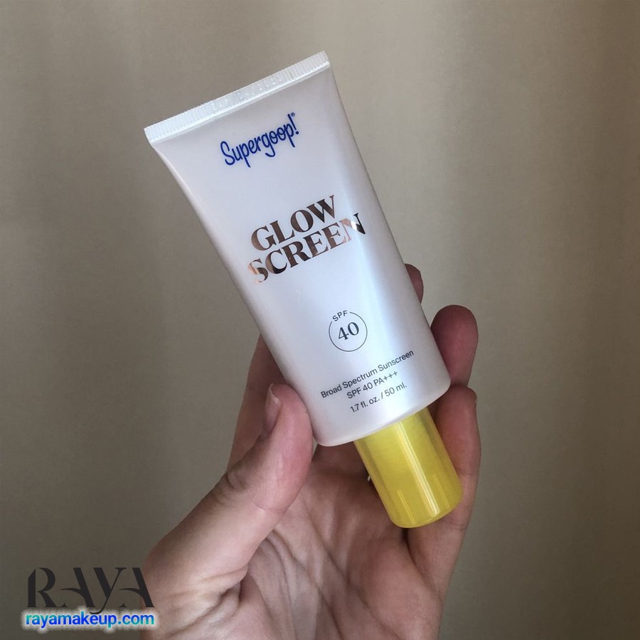 کرم ضد آفتاب رنگی آبرسان و درخشان کننده گلو اسکرین سوپرگوپ Supergoop Glowscreen SPF 40