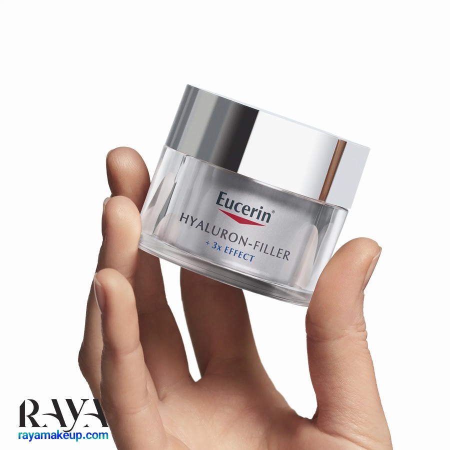 کرم روز ضد پیری و آبرسان پوست مدل هیالورون فیلر اوسرین Eucerin Hyaluron-Filler 3x Effect Day SPF 30