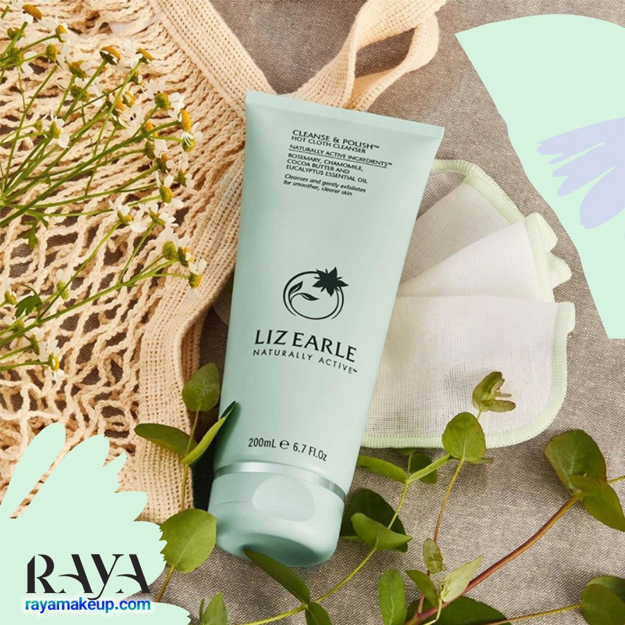 کلینزر کرمی پاک کننده آرایش صورت و چشم کلینز اند پولیش هات کلاز لیز ارل Liz Earle Cleanse & Polish Hot Cloth Cleanser