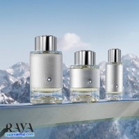 عطر ادو پرفیوم مردانه مون بلان اکسپلورر پلاتینیوم نقره ای