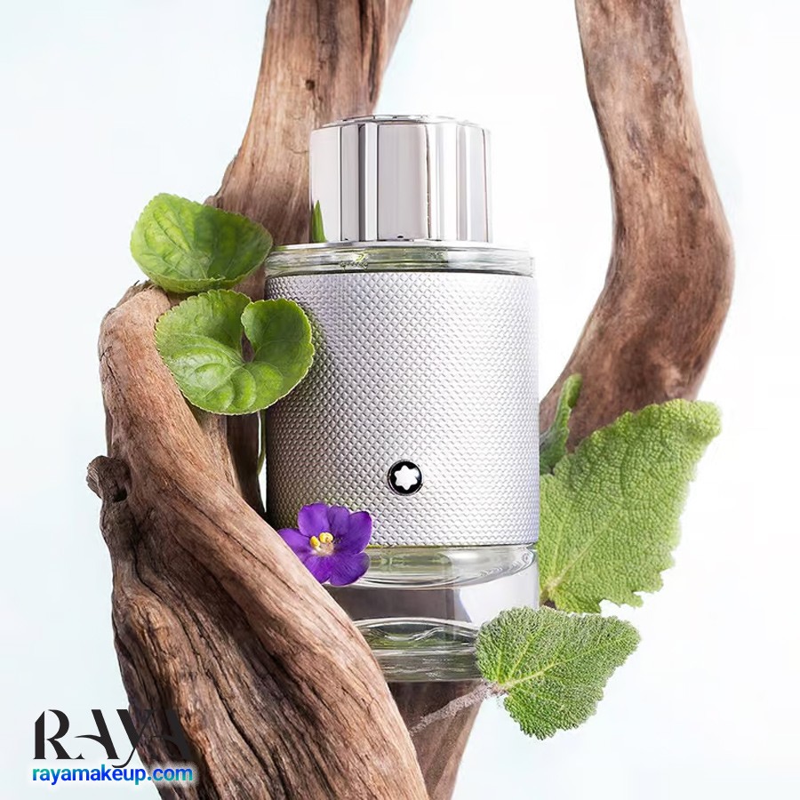 عطر ادو پرفیوم مردانه مون بلان اکسپلورر پلاتینیوم نقره ای Montblanc Explorer Platinum Eau De Parfum