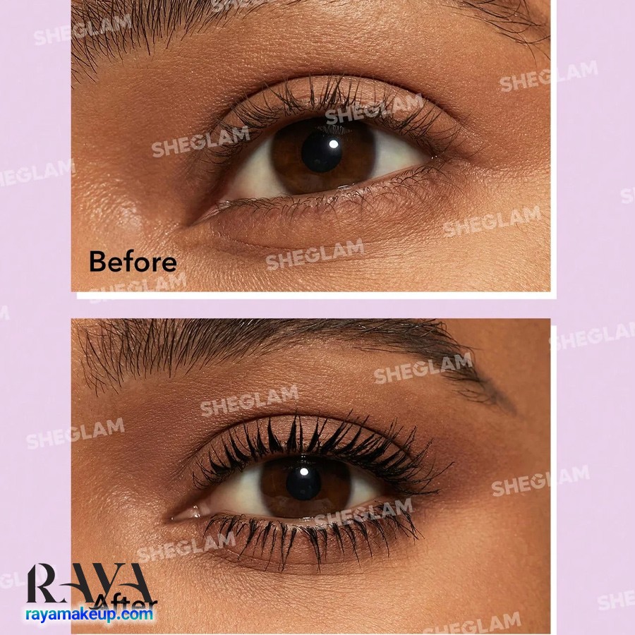 ریمل حجم دهنده و لیفت کننده مژه مدل بیگ تایم آیز شیگلم Sheglam Big Time Eyes Volumizing Mascara