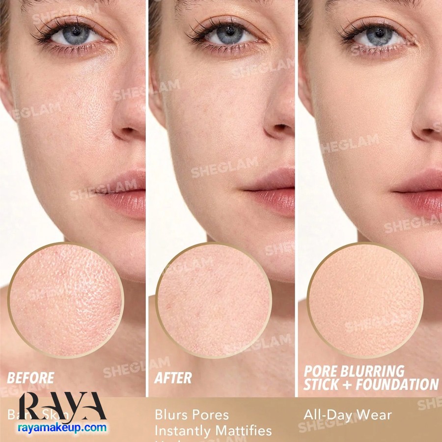 استیک پوشاننده منافذ پوست شیگلم مدل پور ایریزر بلورینگ استیک Sheglam Pore Eraser Blurring Stick