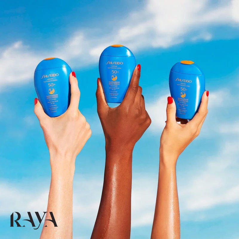 لوسیون ضد آفتاب ضد چروک شیسیدو با SPF 50 حجم 150 میل Shiseido Ultimate Sun Protector Lotion SPF 50+ Sunscreen