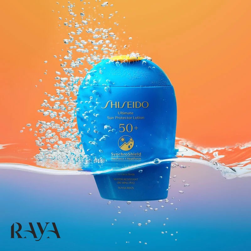 لوسیون ضد آفتاب ضد چروک شیسیدو با SPF 50 حجم 150 میل Shiseido Ultimate Sun Protector Lotion SPF 50+ Sunscreen