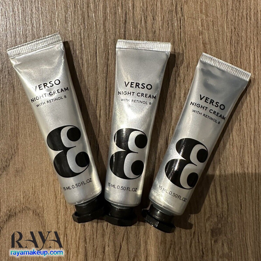 کرم شب مغذی و جوانساز و تسکین دهنده پوست ورسو حاوی رتینول 8 Verso Nigh Cream with Retinol 8