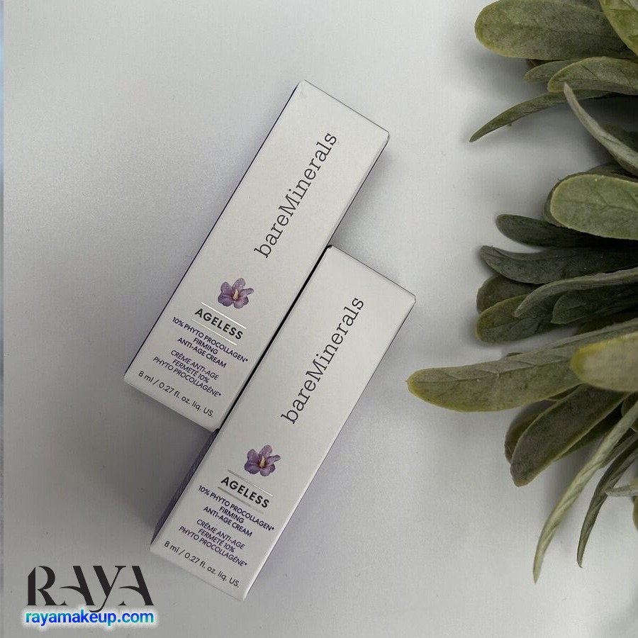 کرم ضد پیری و سفت کننده پوست بیرمینرالز مدل ایجلس 10% فیتو پروکلاژن bareMinerals Ageless 10% Phyto ProCollagen Firming Anti-Age Cream 