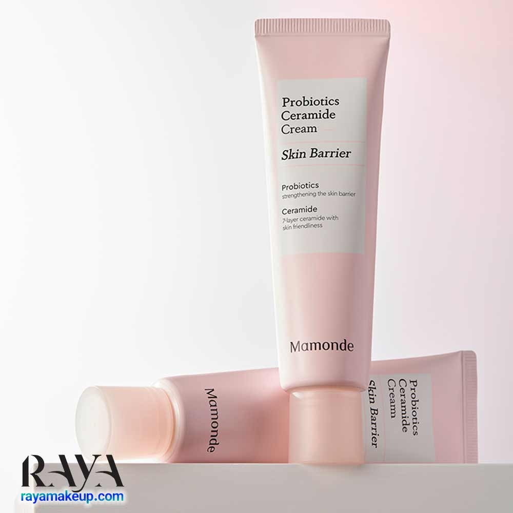 کرم مرطوب کننده قوی و 100 ساعته حاوی پروبیوتیک و سرامید ماموند Mamonde Probiotics Ceramide Intense Cream