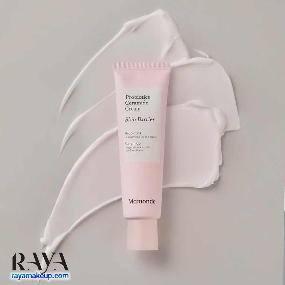 کرم مرطوب کننده قوی و 100 ساعته حاوی پروبیوتیک و سرامید ماموند Mamonde Probiotics Ceramide Intense Cream