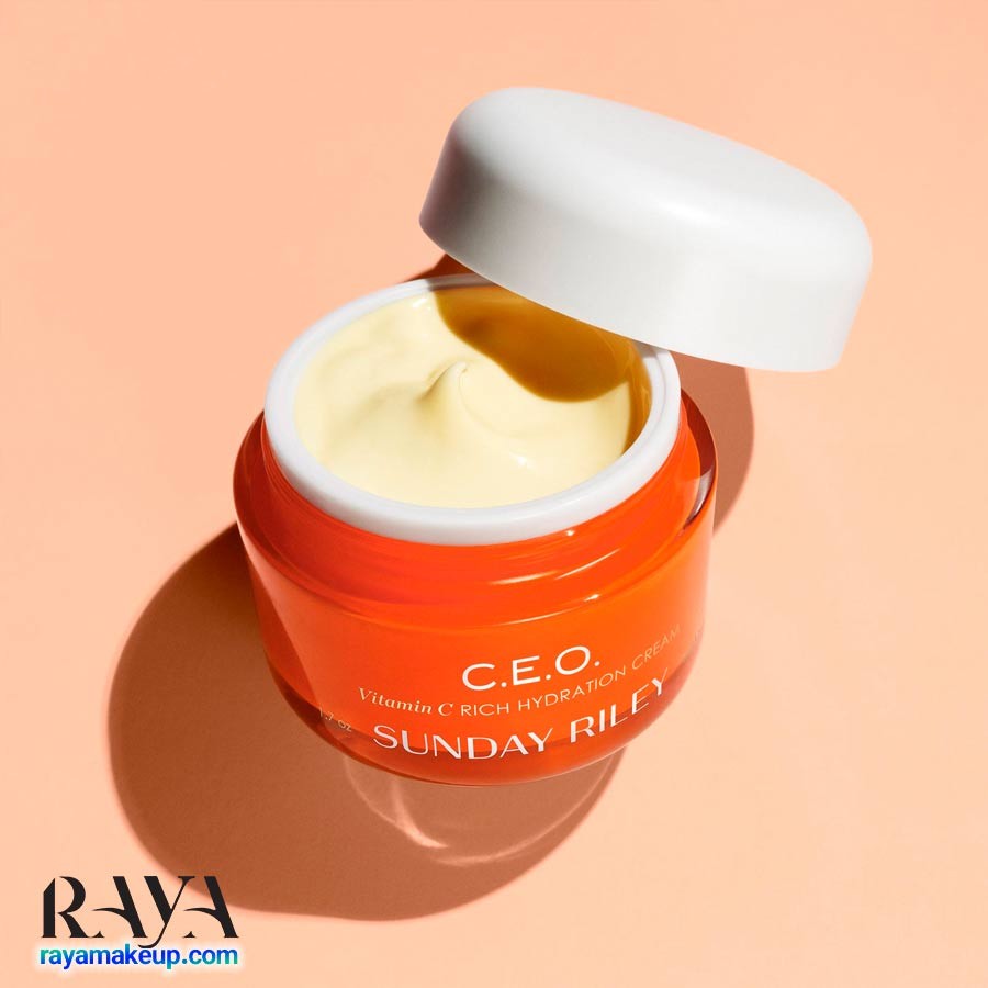 کرم آبرسان ویتامین سی ساندی ریلی Sunday Riley C.E.O. Vitamin C Rich Hydration Cream