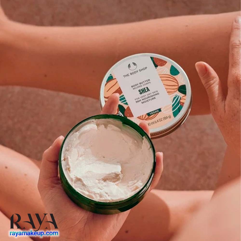 کره بدن نرم و مرطوب کننده پوست های خشک حاوی شی باتر بادی شاپ The Body Shop Shea Body Butter