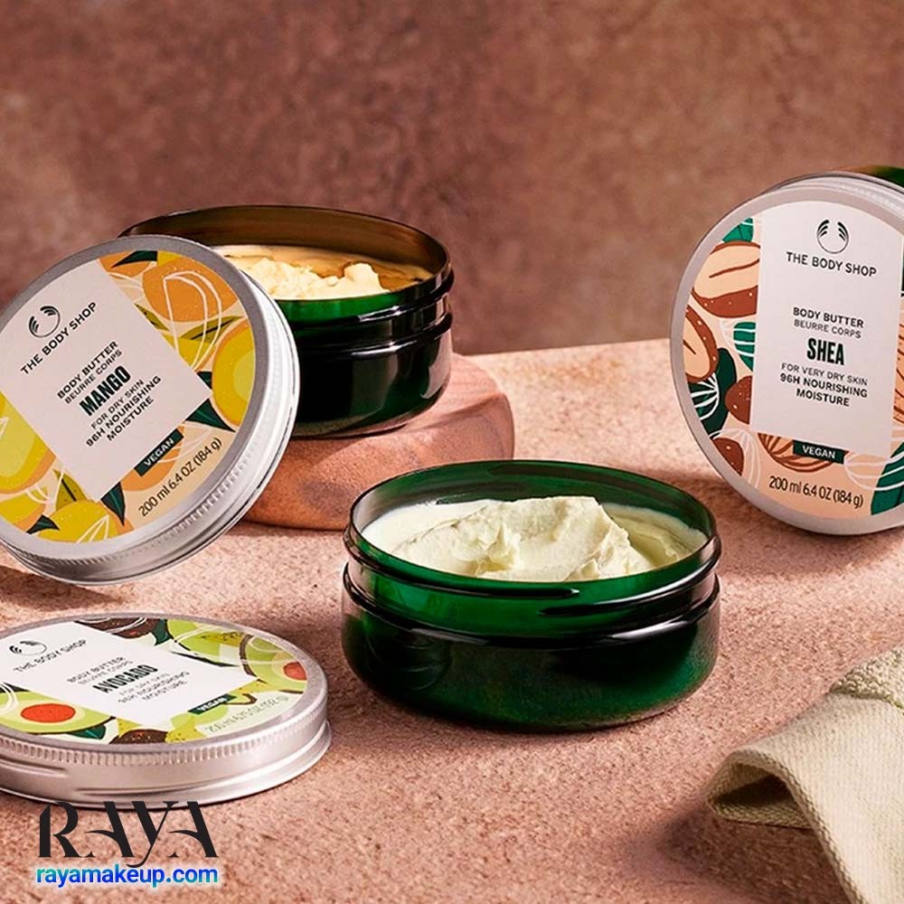 کره بدن نرم و مرطوب کننده پوست های خشک حاوی شی باتر بادی شاپ The Body Shop Shea Body Butter