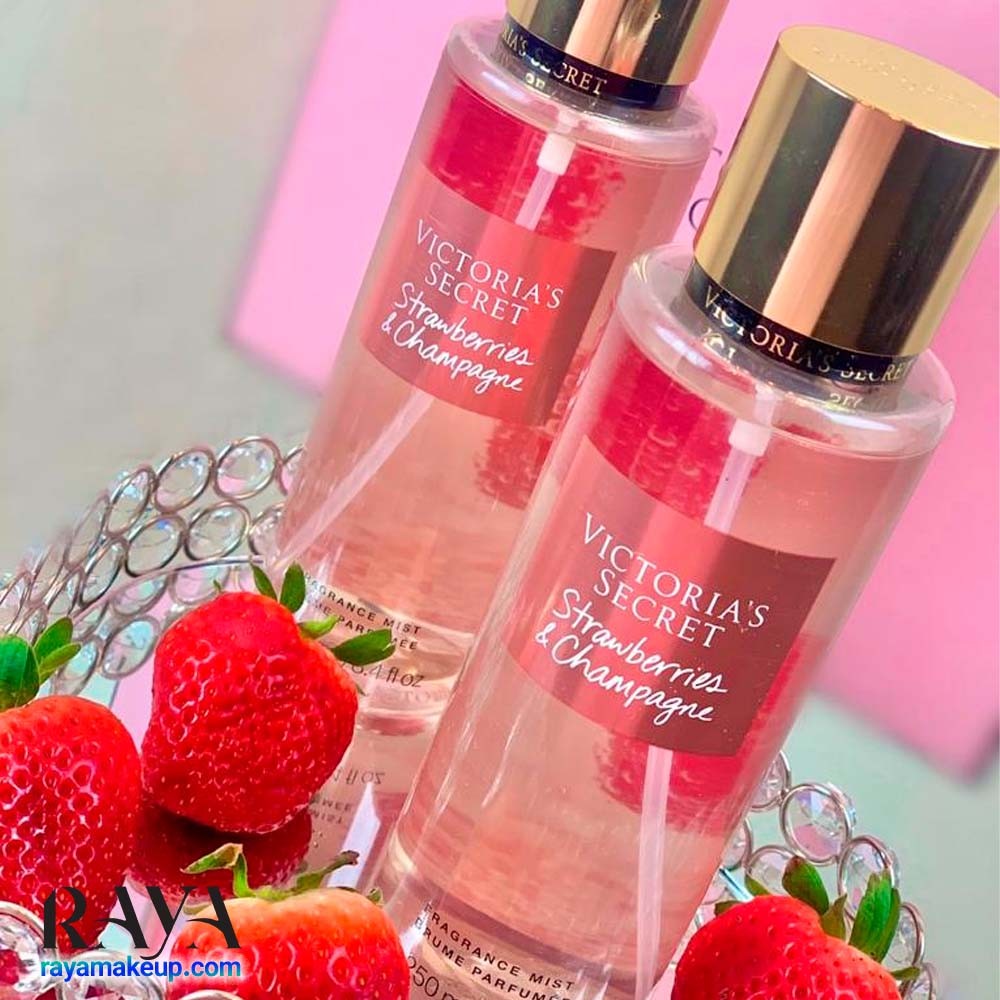 بادی اسپلش مدل استرابریز اند شامپاین ویکتوریا سکرت Victoria's Secret Strawberries & Champagne Fragrance Mist