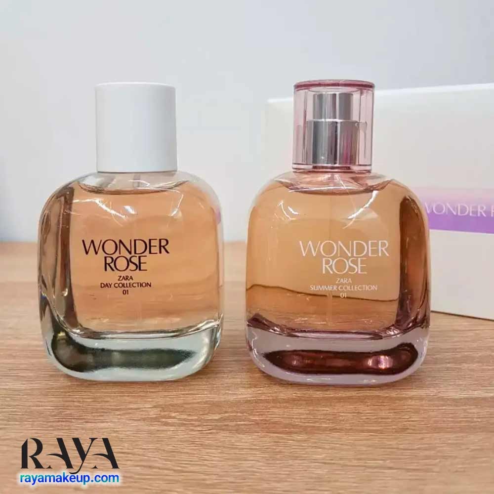 عطر و ادو تویلت زنانه زارا واندر رز سامر کالکشن Zara Wonder Rose Summer Collection 01 Eau de toilette