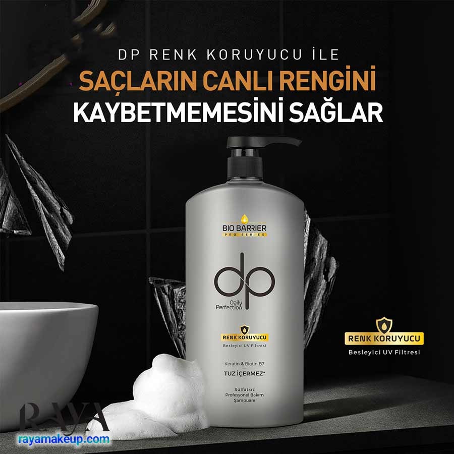 شامپو بدون سولفات محافظ رنگ مو دی پی دکس مخصوص موهای رنگ شده Daily Perfection Dp Şampuan Bio Barrier Renk Koruyucu