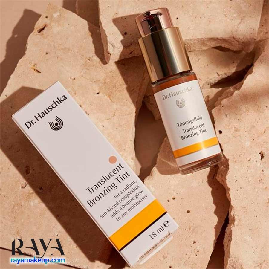 لوسیون و تینت برنزه کننده و درخشان کننده پوست دکتر هاوشکا Dr. Hauschka Translucent Bronzing Tint