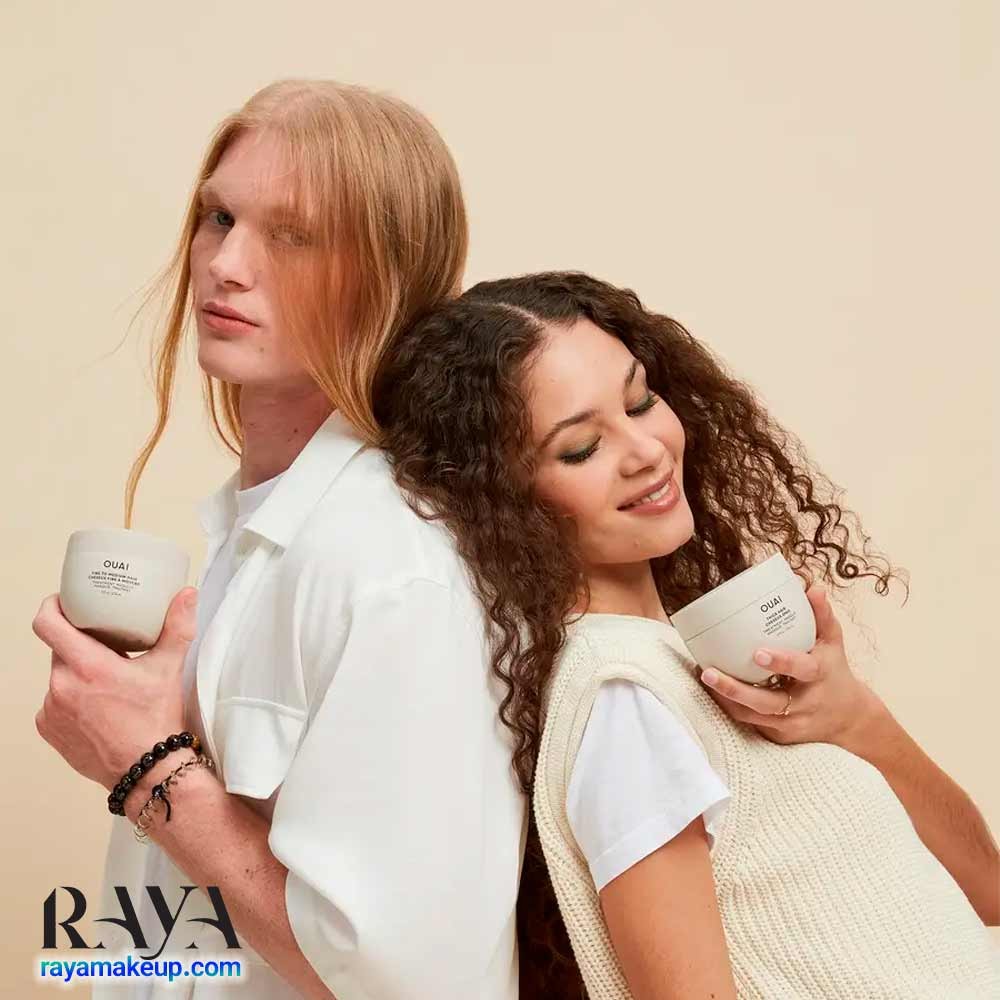 ماسک مو مرطوب کننده و ترمیم کننده اوی مخصوص موهای ضخیم Ouai Thick Hair Treatment Masque