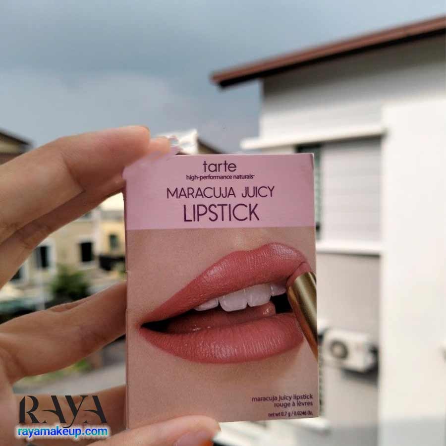 رژ لب جامد آبرسان و مغذی مدل ماراکوجا جویسی تارت Tarte Cosmetics Maracuja Juicy lipstick