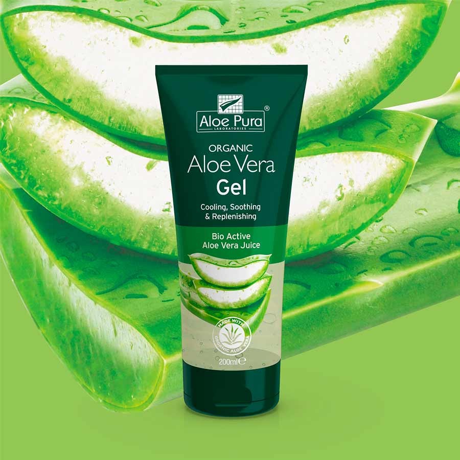 ژل آلوئه ورا طبیعی و ارگانیک آلوئه پورا Aloe Pura Aloe Vera Gel