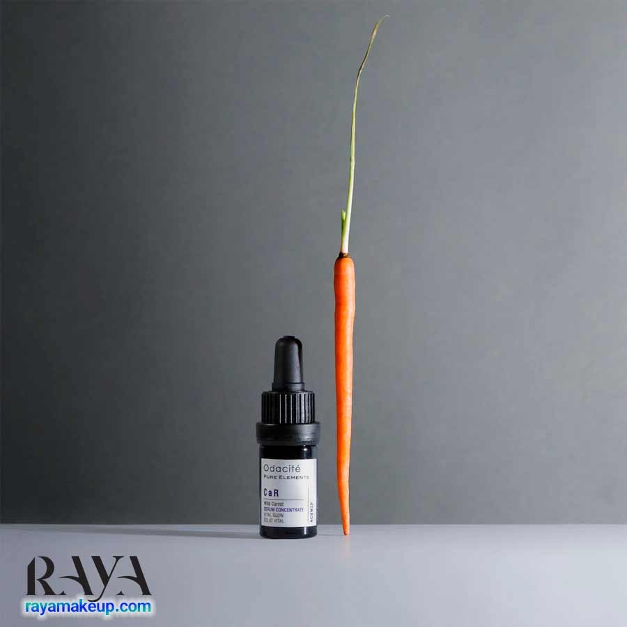 سرم کنسانتره مرطوب کننده و روشن کننده پوست حاوی روغن هویج وحشی اوداسیت Odacité Car Vital Glow Wild Carrot Serum Concentrate