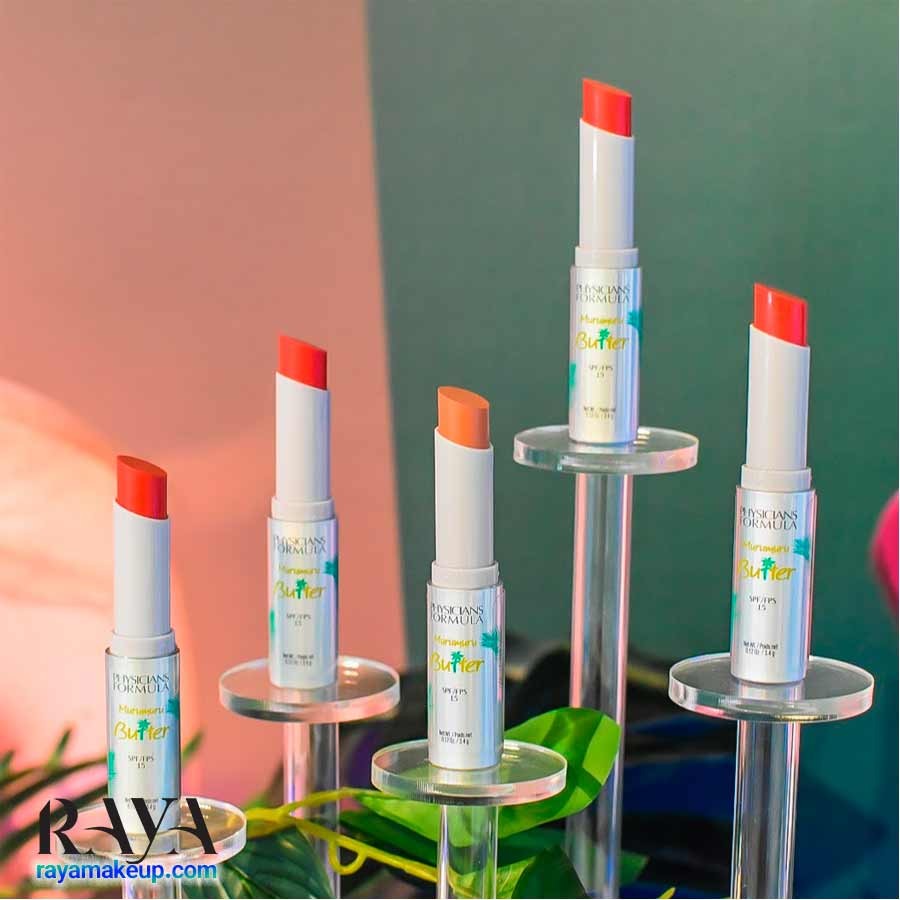 کرم لب رنگی مورومورو باتر با SPF 15 فیزیشن فرمولا رنگ سامبا رد Physicians Formula Murumuru Butter Lip Cream SPF 15