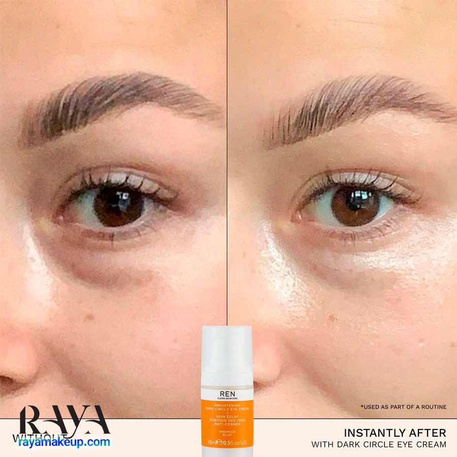 کرم دور چشم روشن کننده و ضد تیرگی رن مدل برایتنینگ دارک سرکل Ren clean skincare Brightening Dark Circle Eye Cream
