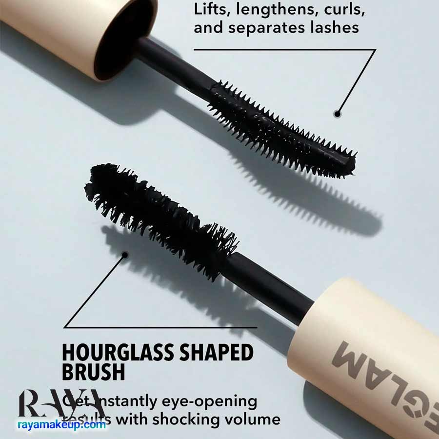 ریمل دو طرفه حجم دهنده و بلند کننده مژه آل این وان شی گلم مدل قابل شستشو Sheglam All-In-One Volume & Length Mascara -Washable Black