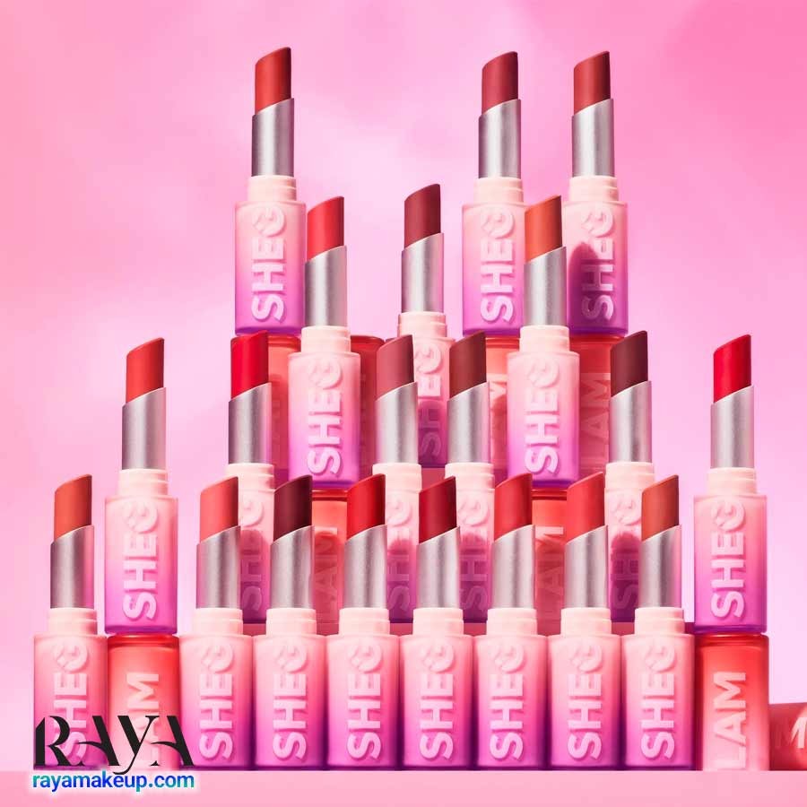 رژلب جامد مات و بادوام مدل داینامت بوم شی گلم Sheglam Dynamatte Boom Long-Lasting Matte Lipstick