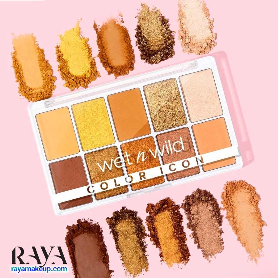 پالت سایه چشم کالر آیکون 10 رنگ وت اند وایلد مدل کال می سان شاین Wet n Wild Color Icon 10-Pan Palette Call Me Sunshine