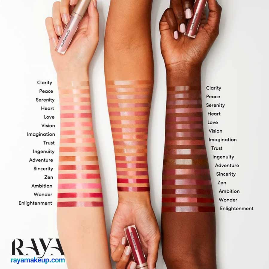 بالم لب و لیپگلاس براق و مرطوب کننده مینرالیست بیر مینرالز Bareminerals Mineralist Lip Gloss Balm