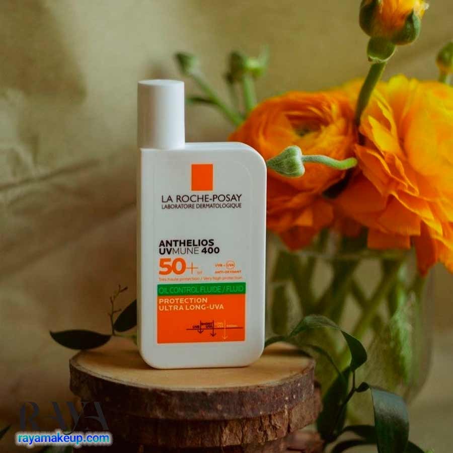 فلوئید ضد آفتاب مخصوص پوست چرب لاروش پوزای آنتلیوس یووی مون La Roche-Posay Anthelios UVMune 400 Oil Control Fluid SPF50+