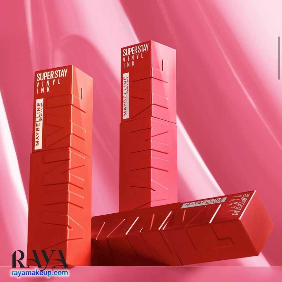 رژ لب مایع و براق و بادوام مدل سوپر استی وینیل اینک میبلین Maybelline New York Super stay Vinyl Ink Liquid Lipcolor