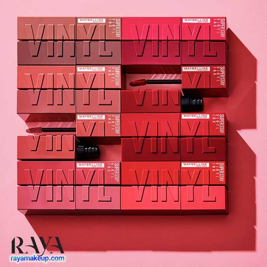 رژ لب مایع و براق و بادوام مدل سوپر استی وینیل اینک میبلین Maybelline New York Super stay Vinyl Ink Liquid Lipcolor