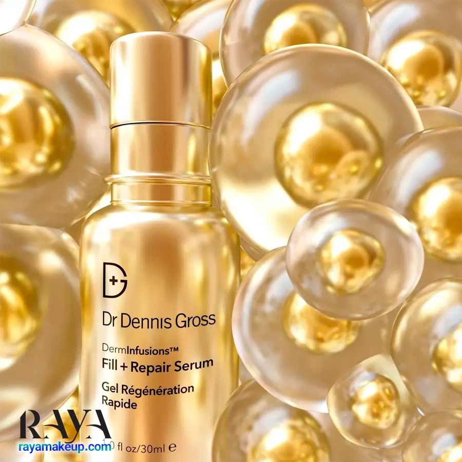 سرم آبرسان و پر کننده خطوط صورت درمینفیوژن فیل + ریپیر دکتر دنیس گراس Dr Dennis Gross Derminfusions Fill + Repair Serum