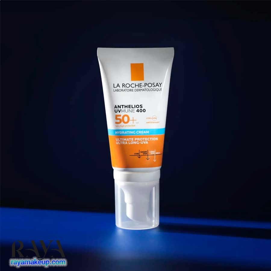کرم ضد آفتاب آبرسان آنتلیوس یووی مون 400 لاروش پوزای با SPF50+ مخصوص پوست خشک و حساس