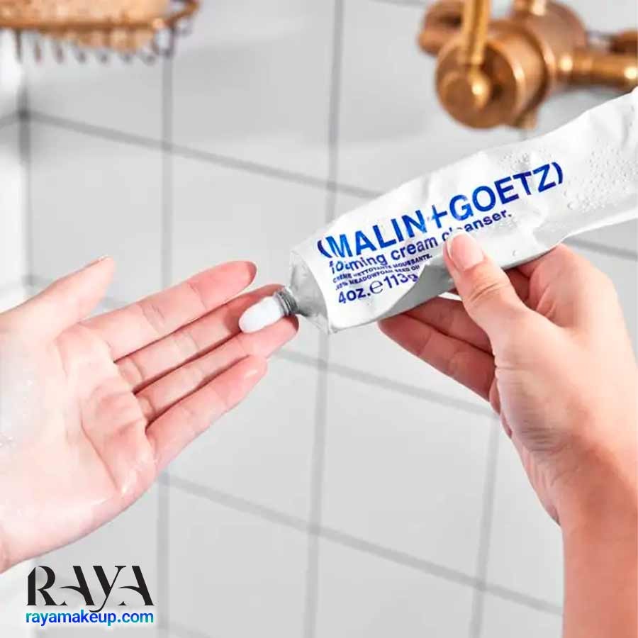 شوینده و پاک کننده صورت کرمی فومی مالین+گوتز  Malin + Goetz Foaming Cream Cleanser