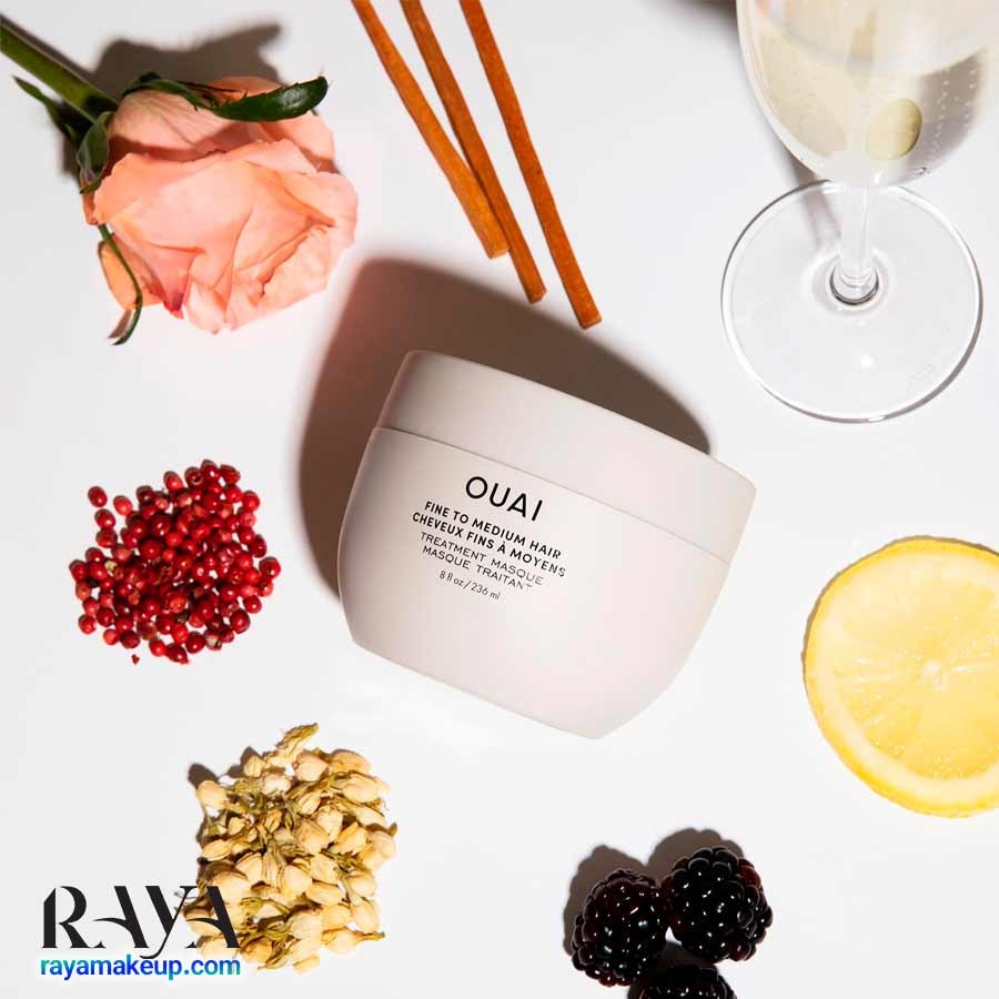 ماسک مو مرطوب کننده و ترمیم کننده اوی مخصوص موهای نازک تا متوسط Ouai Fine To Medium Hair Treatment Masque