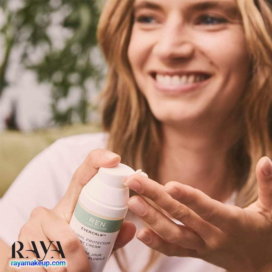 شیر پاک کننده ملایم آرایش صورت مدل اورکالم جنتل رن Ren Clean Skincare Evercalm Gentle Cleansing Milk