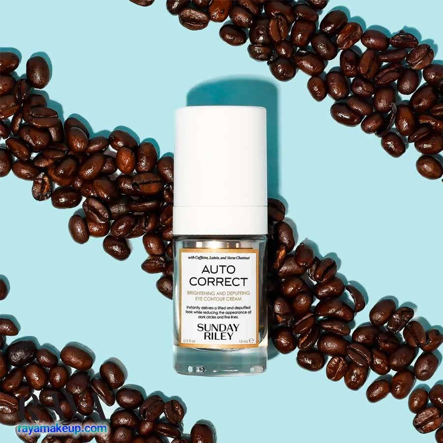 کرم دور چشم روشن کننده و ضد پف اتو کورکت ساندی ریلی Sunday Riley Auto Correct Brightening and Depuffing Eye Contour Cream