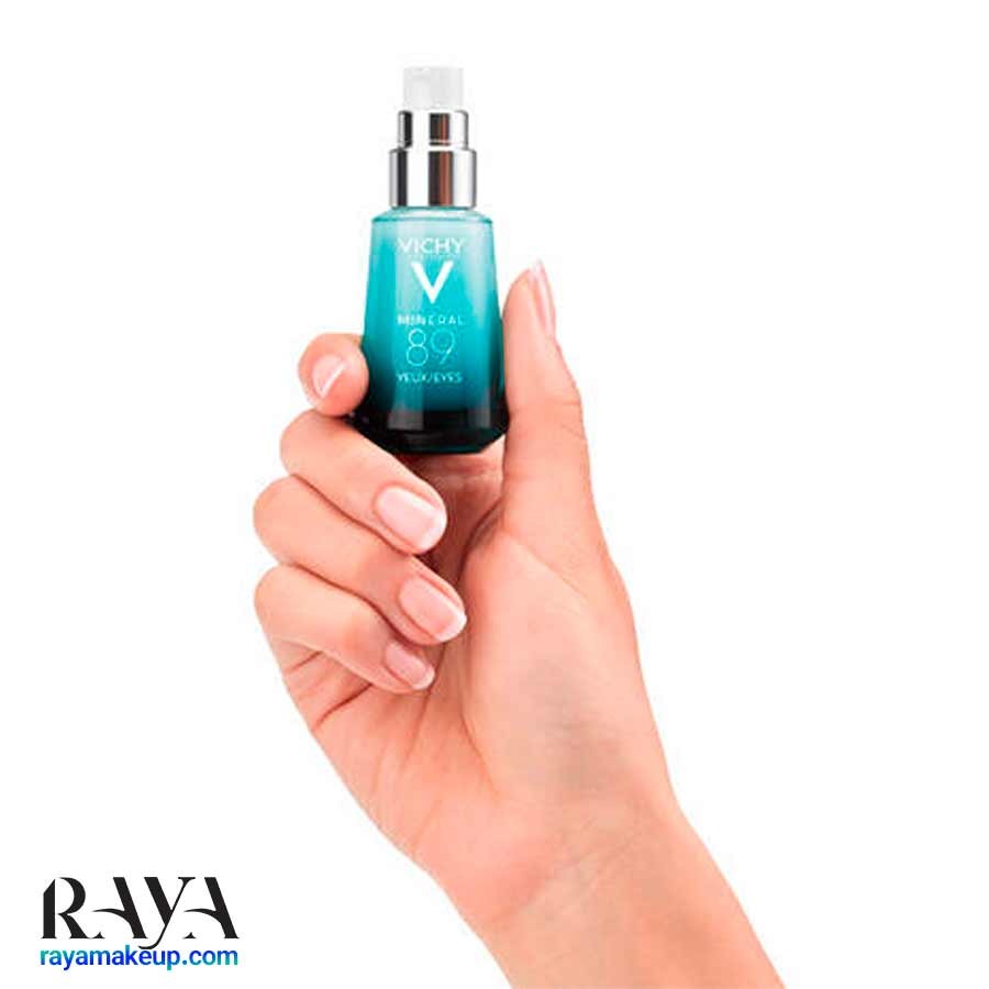 ژل کرم آبرسان و ترمیم کننده پوست دور چشم مینرال 89 ویشی Vichy Minéral 89 Eyes Hyaluronic Acid Eye Fortifier