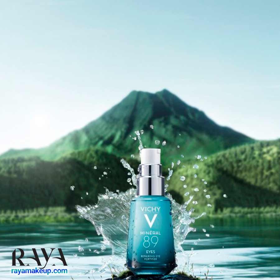 ژل کرم آبرسان و ترمیم کننده پوست دور چشم مینرال 89 ویشی Vichy Minéral 89 Eyes Hyaluronic Acid Eye Fortifier