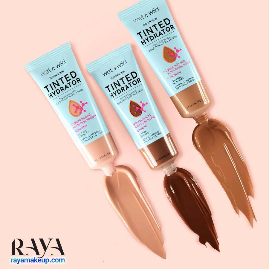 تینت آبرسان و مرطوب کننده رنگی صورت مدل بر فوکوس وت اند وایلد Wet n Wild Bare Focus Tinted Hydrator Tinted Skin Veil