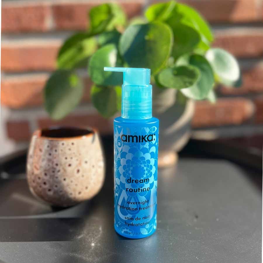 ماسک و کرم مو آبرسان و مرطوب کننده شبانه آمیکا مدل دریم روتین Amika Dream Routine Overnight Hydrating Hair Mask
